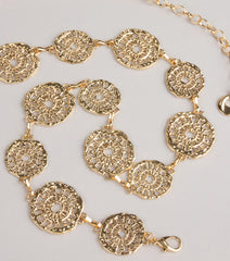 Linked in Shine Disc Chain Belt