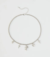 Feelin' Trendy Chain-Link Charm Necklace
