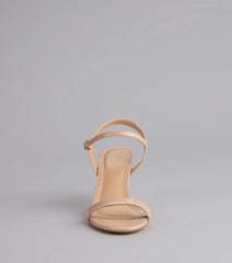 Sleek And Simple Patent Kitten Heels