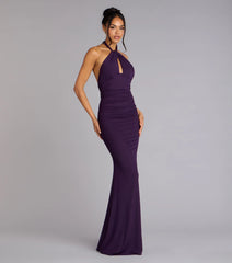 Elina Halter Cutout Mermaid Dress