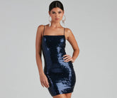 All The Drama Sequin Mini Dress