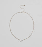 Gleam And Glow Rhinestone Necklace