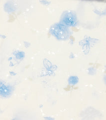 Heart Flutters Floral Butterfly Sequin Mini Dress