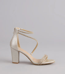 Starlight Steps Strappy Block Heels