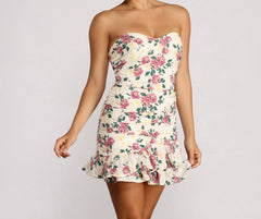 Floral Feels Ruffle Mini Dress