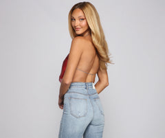 Glimmer And Glow Chainmail Halter Top