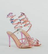 Spread Your Wings Butterfly Spiral Stiletto Heels