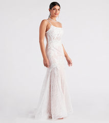 Annalee Lace Corset Mermaid Gown