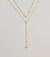 Major Blessings Layered Cross Necklace