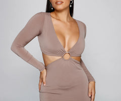 Strike A Pose Cutout Bodycon