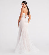 Annalee Lace Corset Mermaid Gown