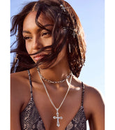 Edgy Trend Cross Hair Charm Set