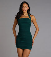 Can’t Look Away Halter Mini Dress