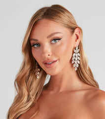 One For Glam Marquise Earrings