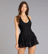 Can’t Look Away Halter Mini Dress