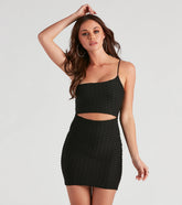 Alluring Stunner Cutout Bodycon Mini Dress