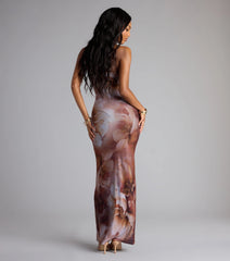 Garden Tease Floral Tube Maxi Dress