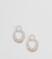 Endless Decadence Rhinestone Drop Earrings