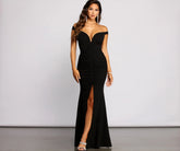 Amara Formal High Slit Ruched Dress
