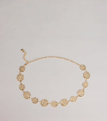 Linked in Shine Disc Chain Belt