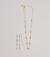 Charming Beauty Rhinestone Necklace Set