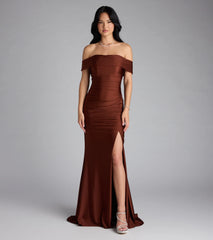 Alicia Off-The-Shoulder Mermaid Formal Dress