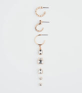 Endless Style Rhinestone Earring Variety Pack