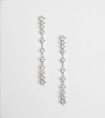 Sophisticated Taste Cubic Zirconia Earrings