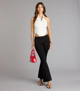 Your Strut Starts Here Ponte Flare Pants