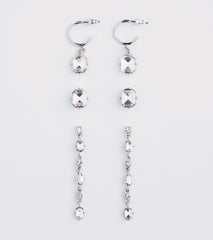 Gorgeous Dainty Gemstone Earrings Set