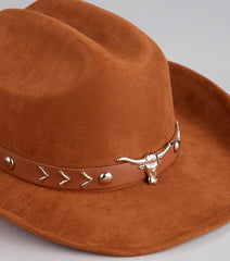 Rodeo Ready Longhorn Detail Cowboy Hat