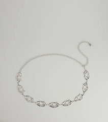 Starstruck Silver Chain Belt