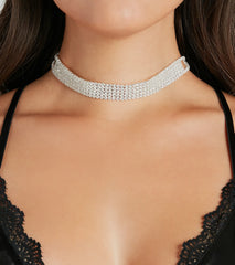 Ultimate Glamour Rhinestone Choker