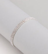 Luxe Staple Rhinestone Stretch Bracelet