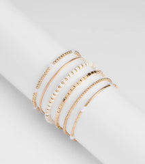 Trendy Deets Beaded Bracelet Set
