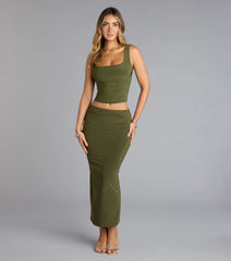 Bold Simplicity Crop Tank Top