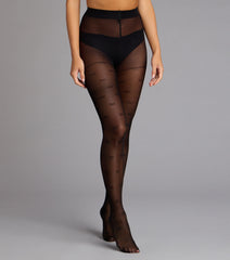 Sweet Detail Jacquard Bow Tights