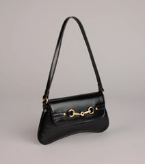 Polished Edge Shoulder Bag
