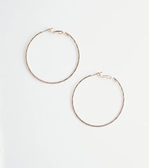Tiny & Textured Shimmer Hoops