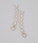 Cascading Glamour Rhinestone Earrings