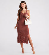 Beachy Vibes Maxi Sweater Dress