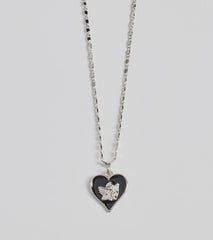 Adorable Vibe Angel Heart Charm Necklace
