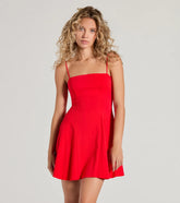 Truly Charming Sleeveless A-Line Mini Dress