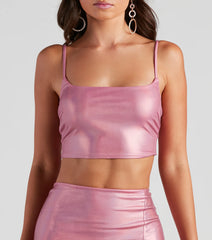 Fantasy Fairy Holographic Crop Top