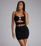 Drama Hour Cutout Mini Dress