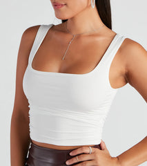 Classic Casual Cropped Tank