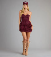 Laced In Love Corset Mini Dress