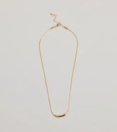 Dainty Luxe Bar Charm Necklace