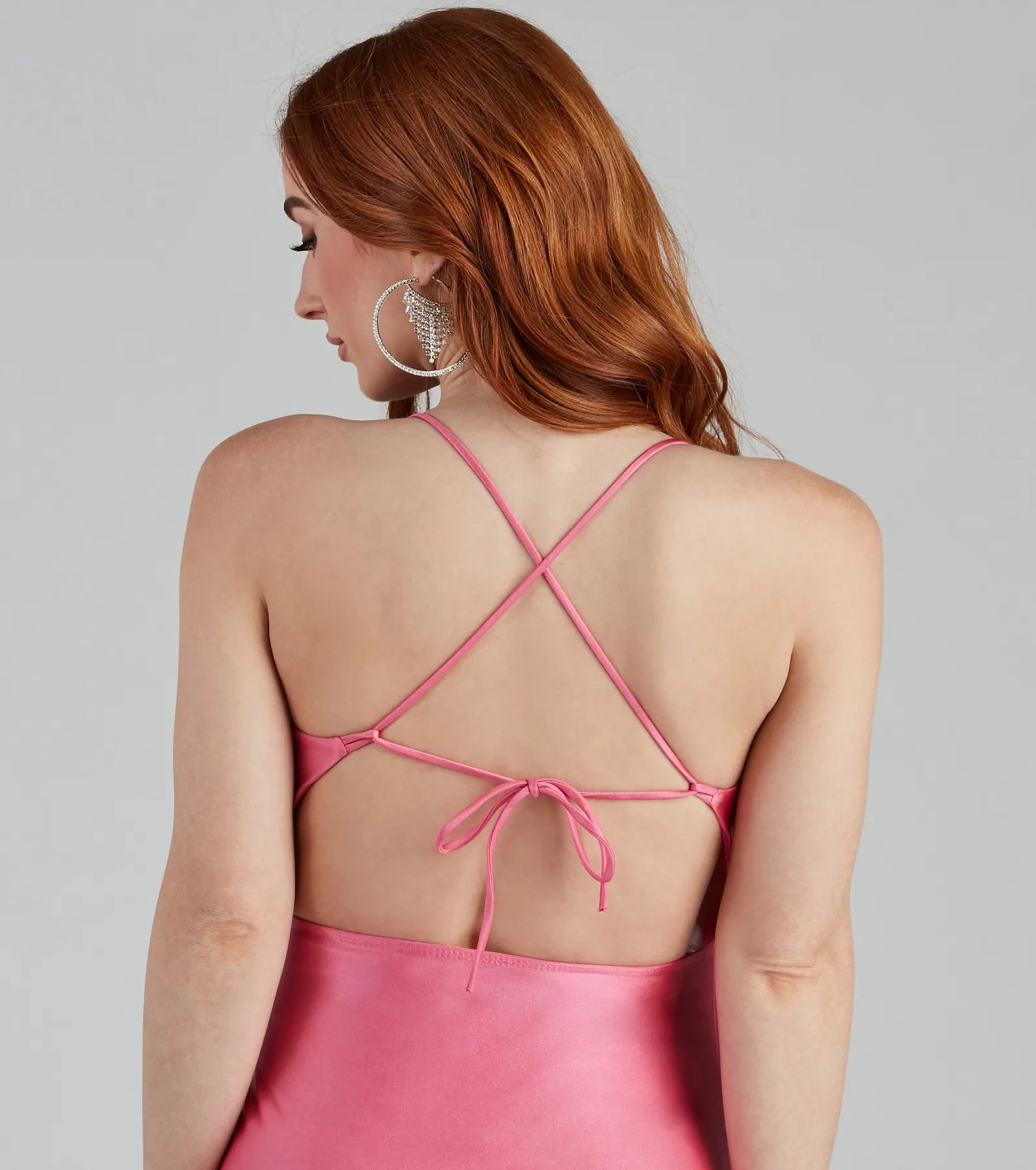 Hot Night Strappy Back Mini Dress