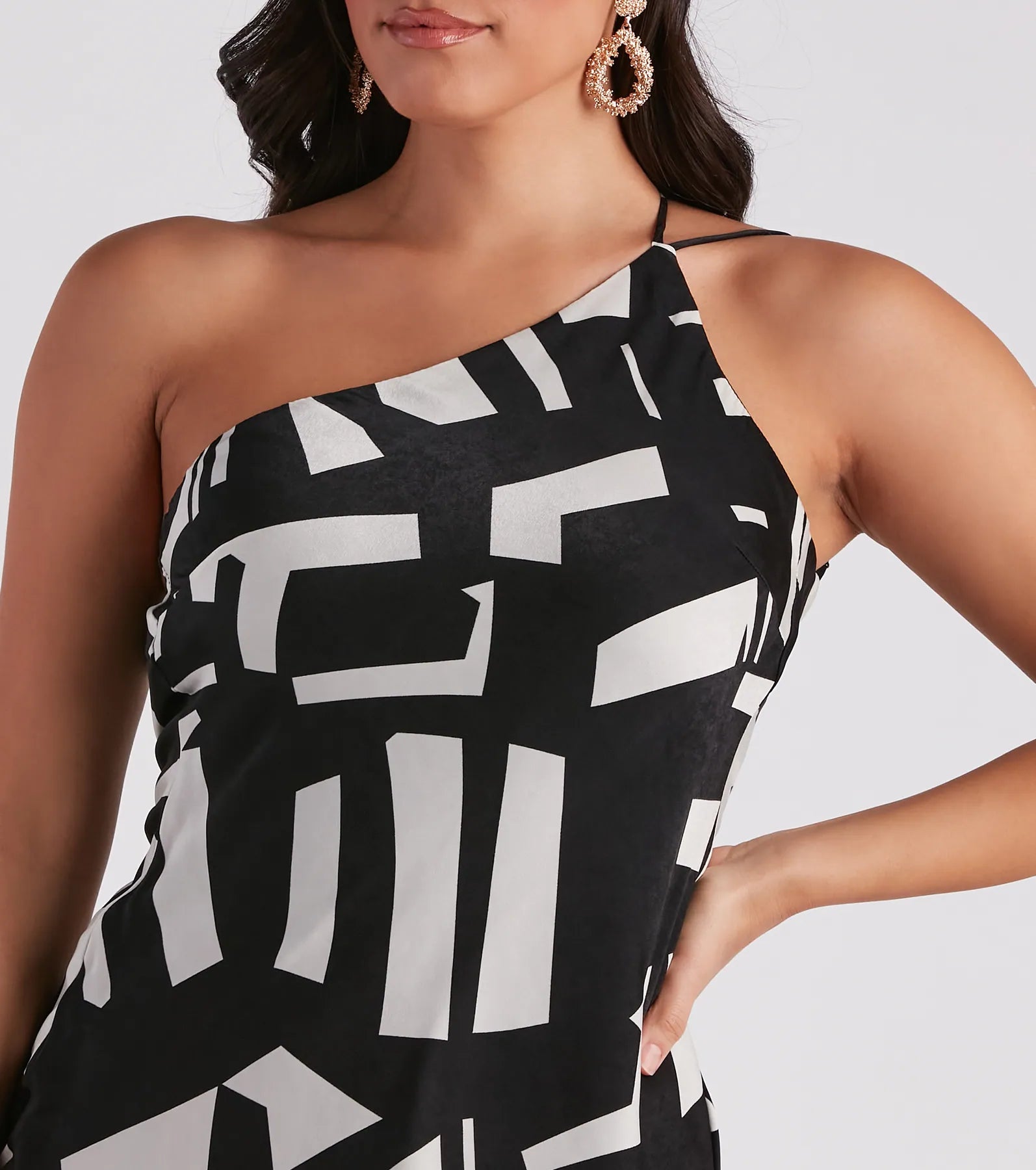 Stylish Stunner Printed A-Line Mini Dress